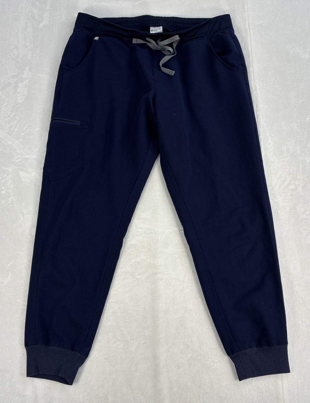 FIGS Technical Collection Jogger Scrub Pants XL NavyBlue Unisex Drawstring Waist
